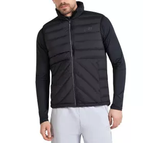 Bullpadel Euste gewatteerde jas zwart