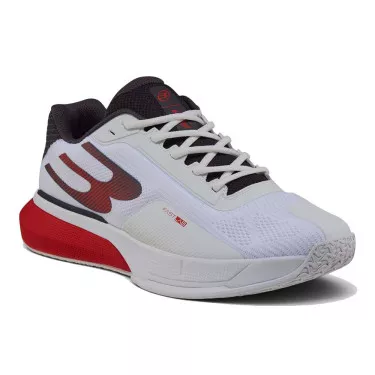 Bullpadel Neuron 26I padelschoenen wit / rood