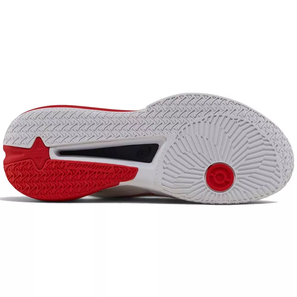 Bullpadel Neuron 26I padelschoenen wit / rood