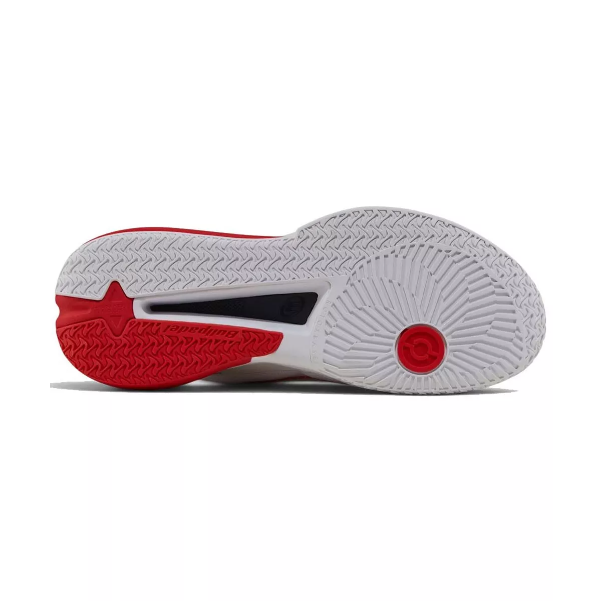 Bullpadel Neuron 26I padelschoenen wit / rood