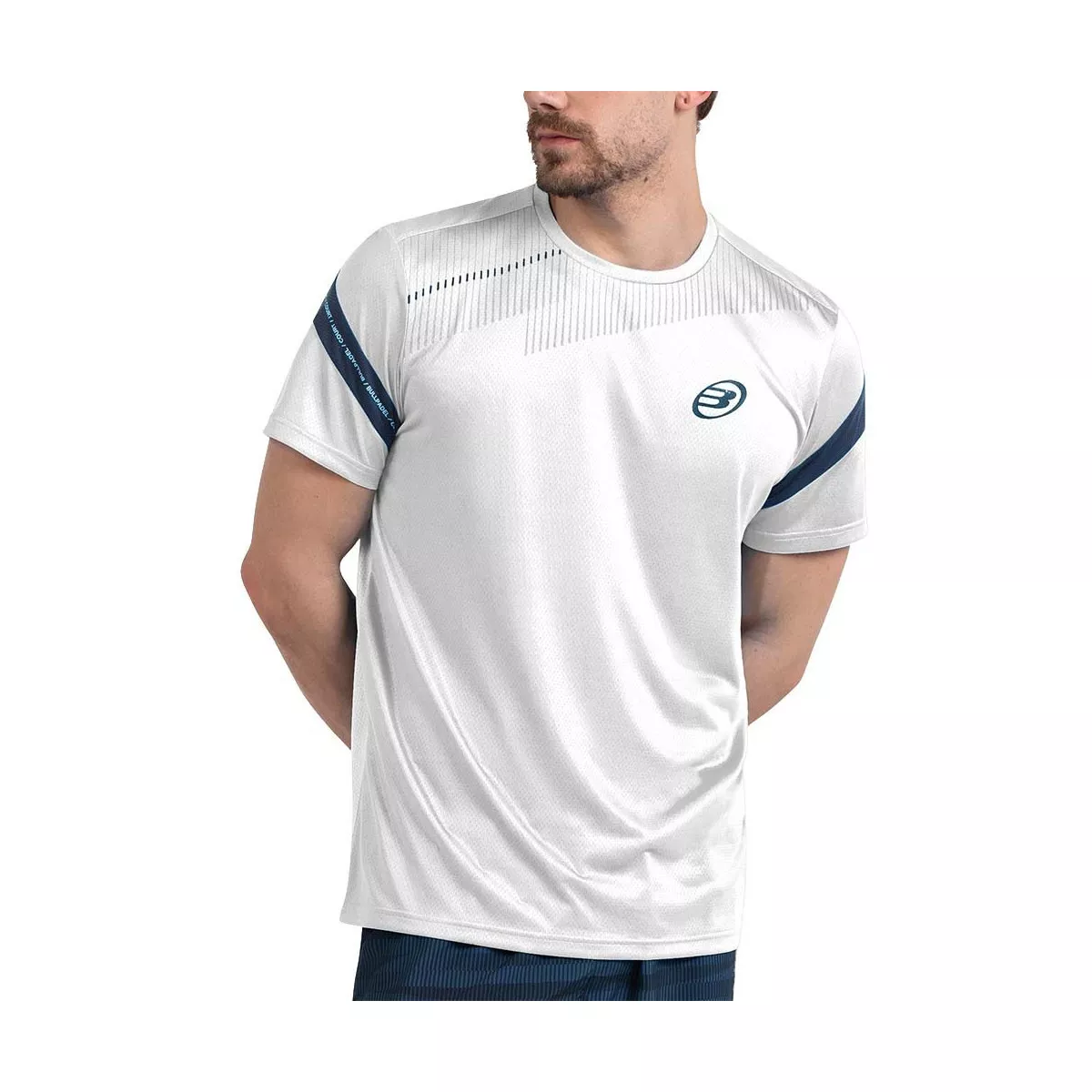 T-shirt Bullpadel Casul Wit