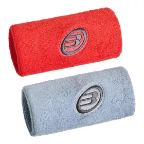 Bullpadel BPMU262I polsbanden rood / grijs x2