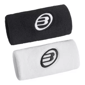 Bullpadel Zweetbandjes BPMU262I Zwart/Wit (set van 2)