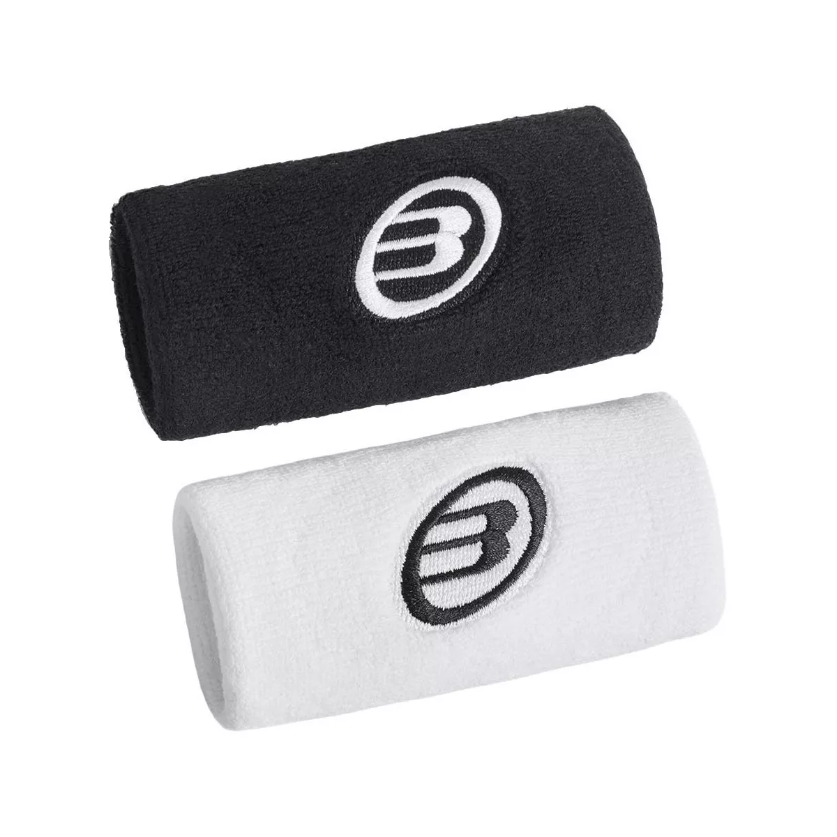 Bullpadel Zweetbandjes BPMU262I Zwart/Wit (set van 2)