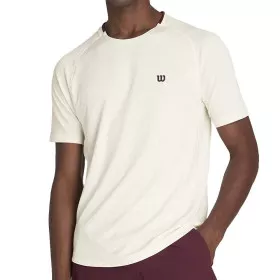 Wilson Serve Out T-shirt heren gebroken wit