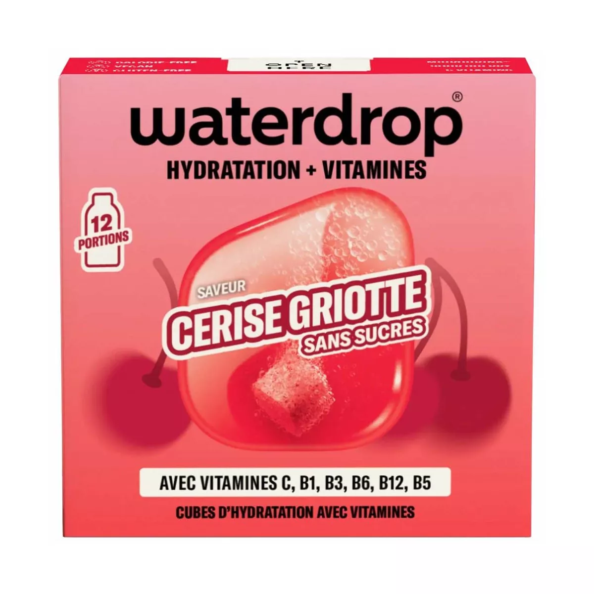 Microdrink Waterdrop Zure Kers x12