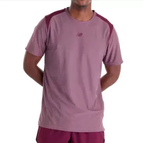 New Balance Tournament NYC T-shirt roze / bordeaux