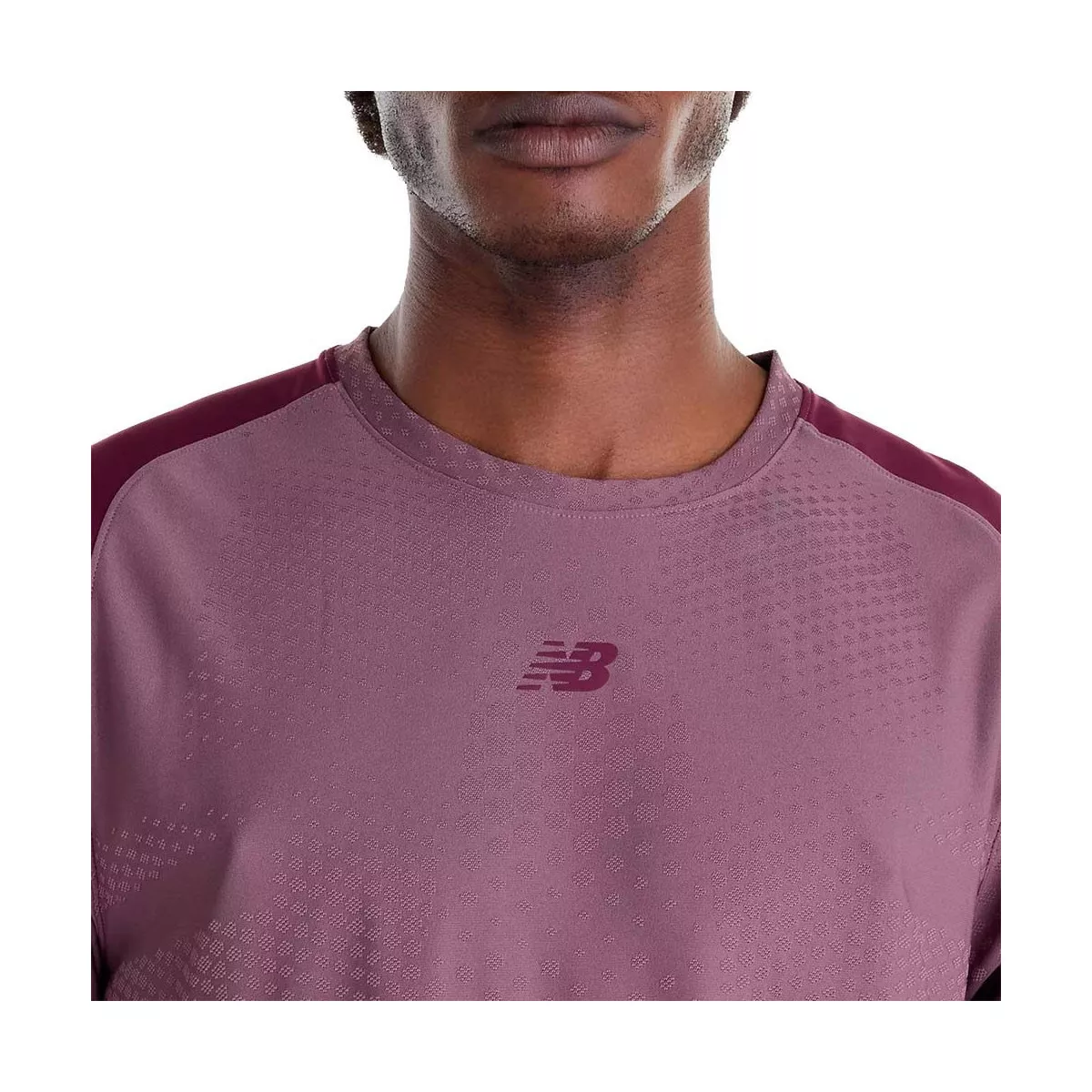 New Balance Tournament NYC T-shirt roze / bordeaux