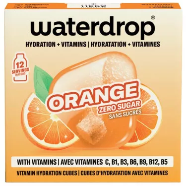 Waterdrop microdrink oranje x12