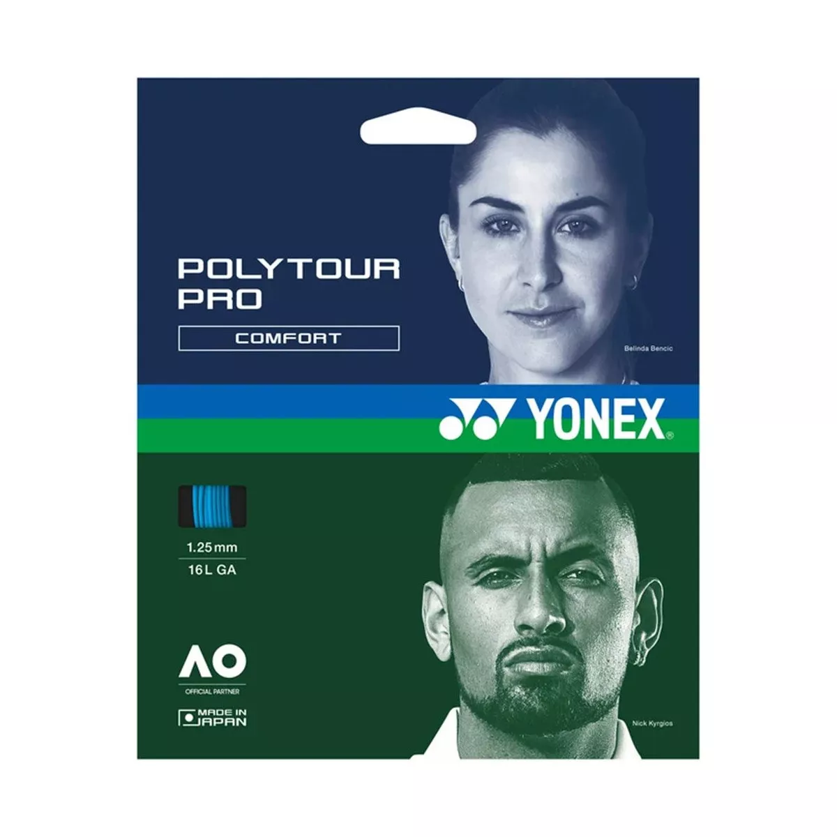 Yonex Poly Tour Pro tennissnaar 12 m blauw
