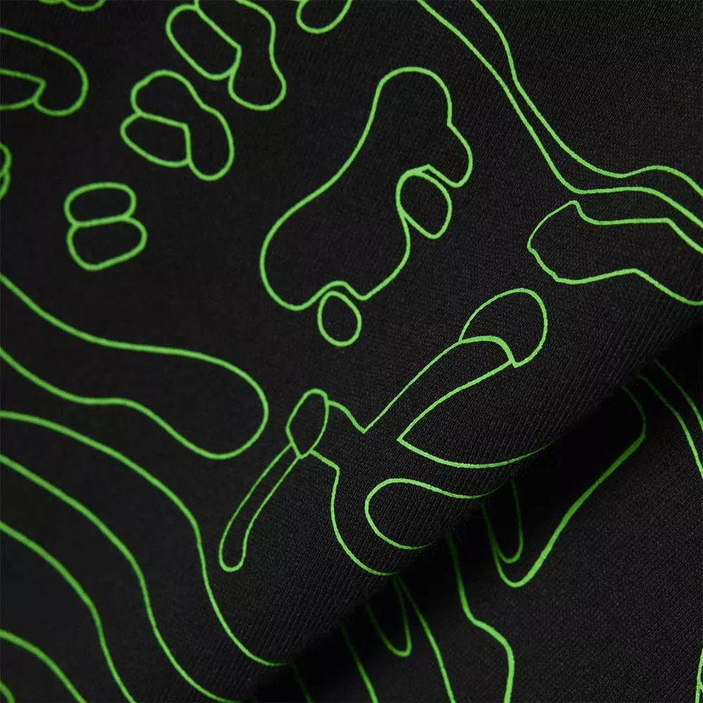 Lacoste Sport Ultra Dry T-shirt Krokodilprint Zwart / Groen