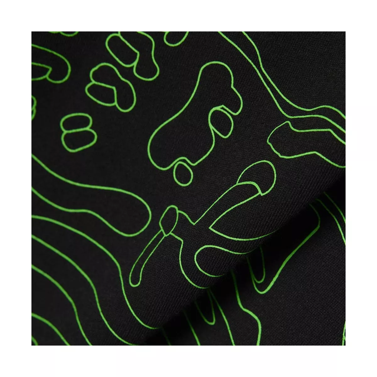 Lacoste Sport Ultra Dry T-shirt Krokodilprint Zwart / Groen