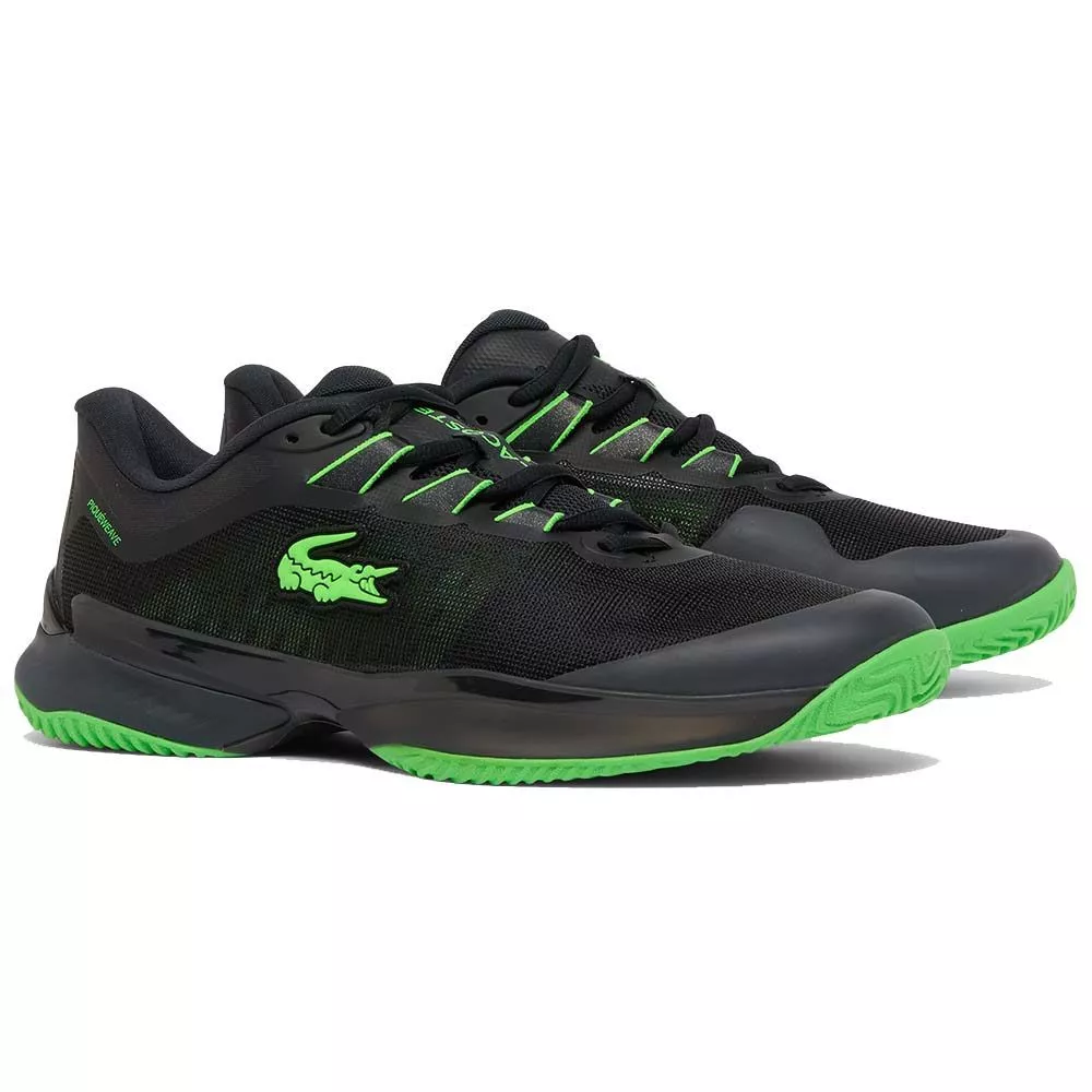 Lacoste AG-LT Ultra tennisschoenen gravel zwart / groen