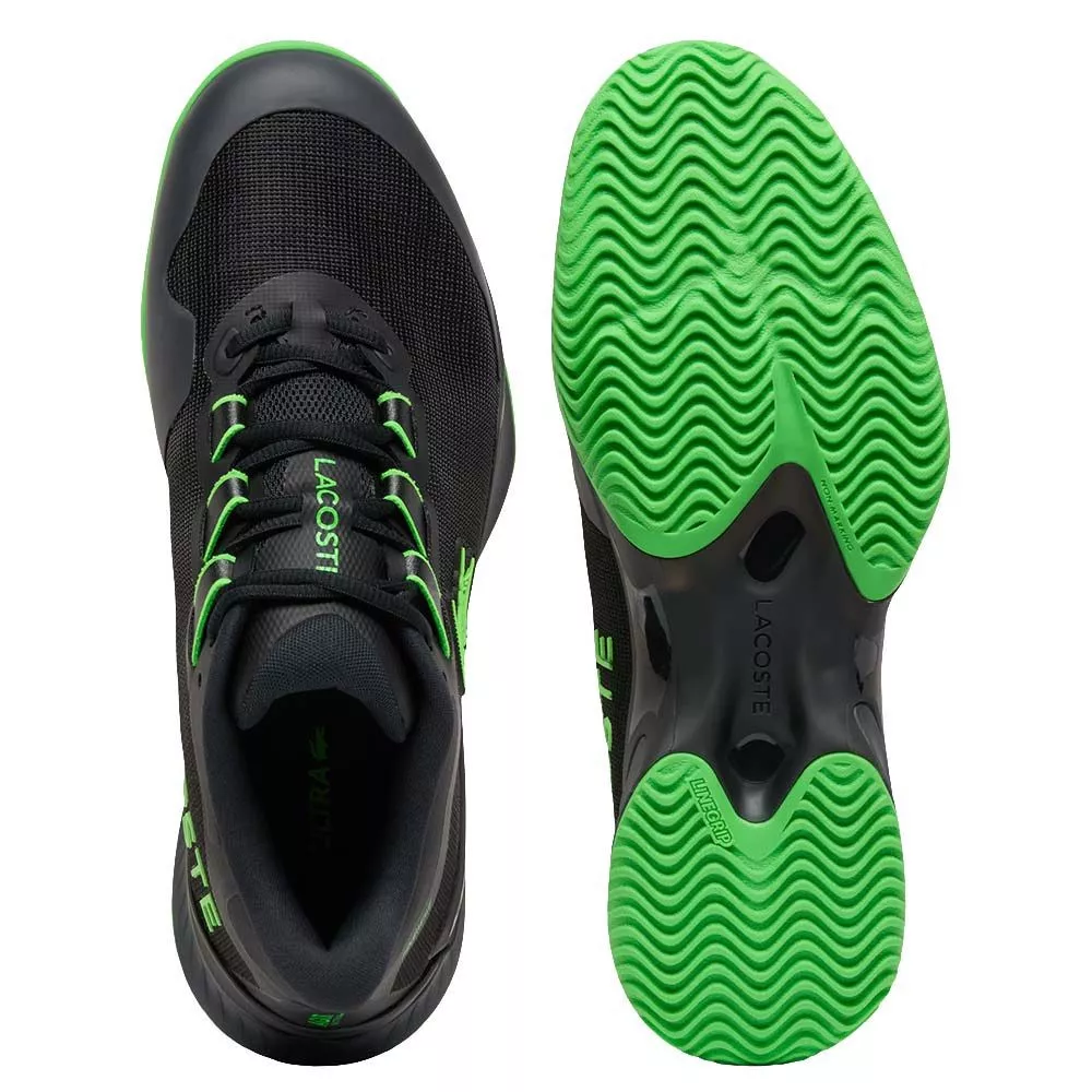 Lacoste AG-LT Ultra tennisschoenen gravel zwart / groen