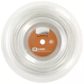 Luxilon Element tennissnaar wit rol 200 m