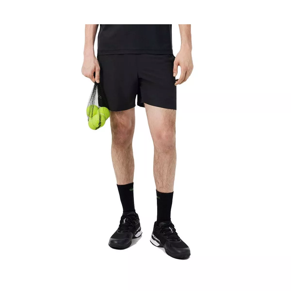 Lacoste Tennis Ultra Dry Reflecterende Short Zwart