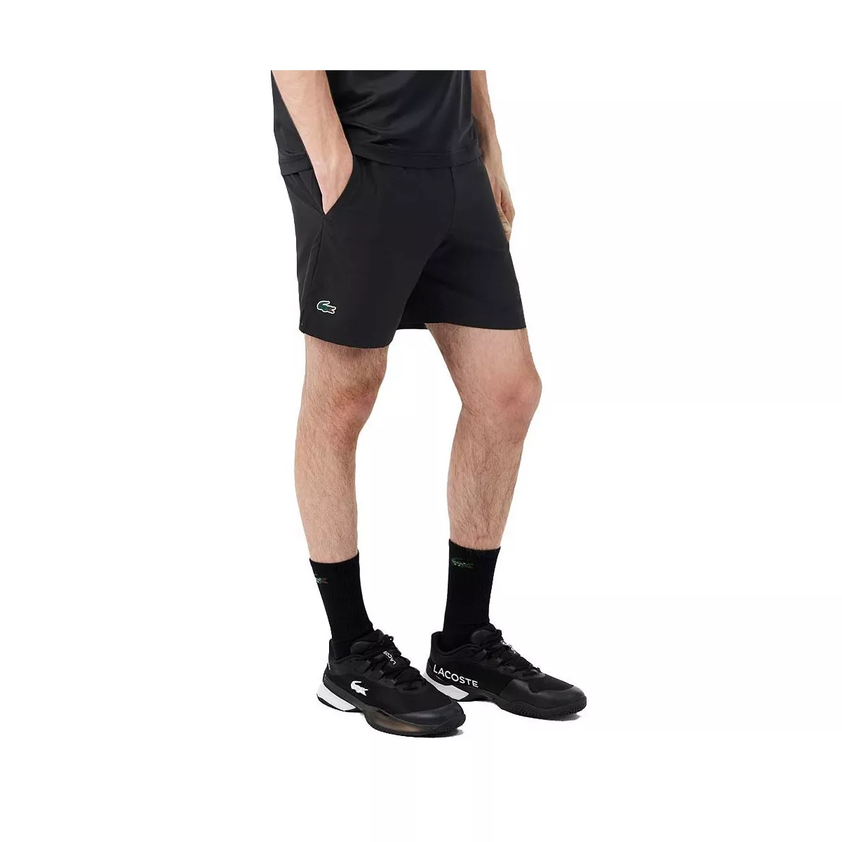 Lacoste Tennis Ultra Dry Reflecterende Short Zwart