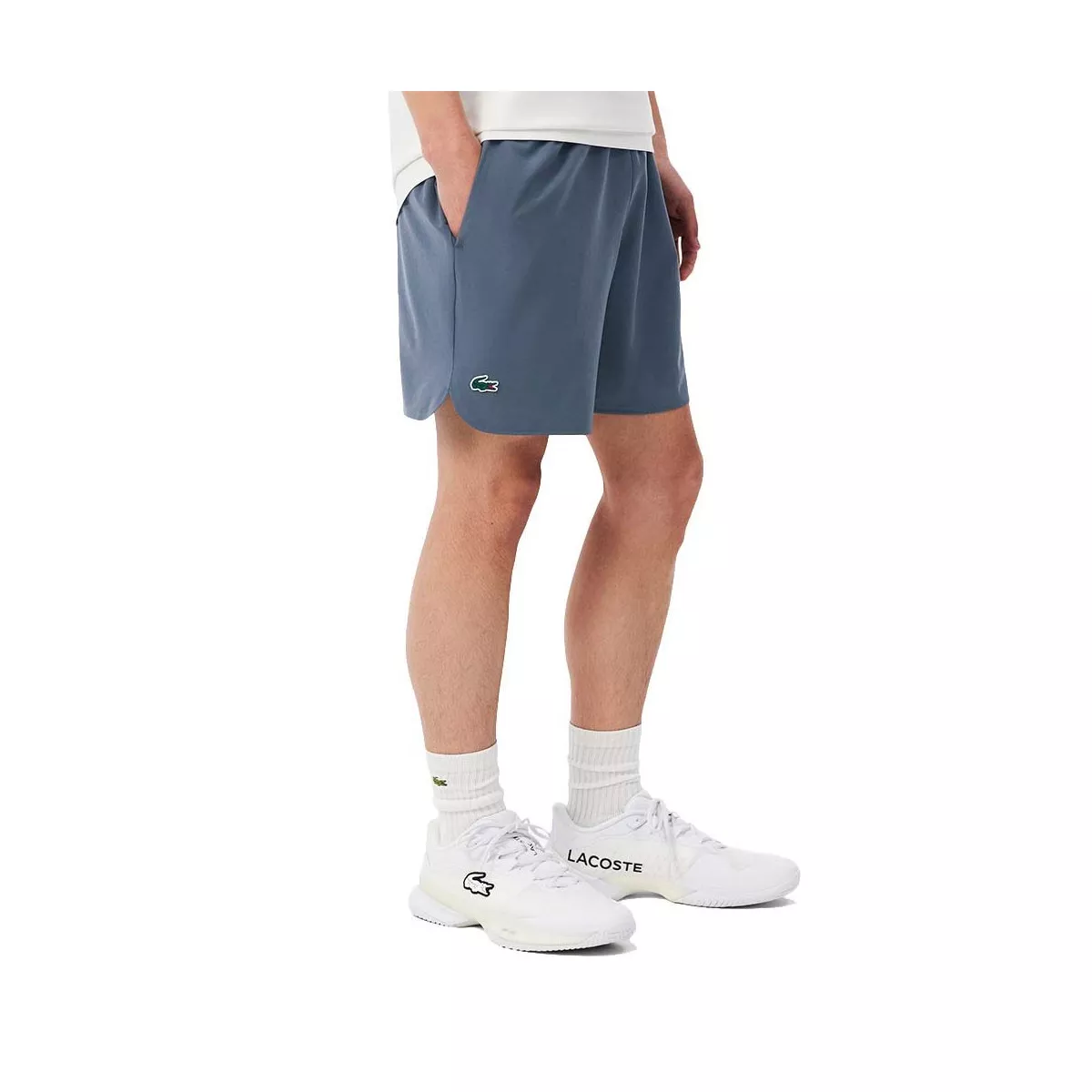 Lacoste Tennis x Novak Djokovic On Court Short Grijs