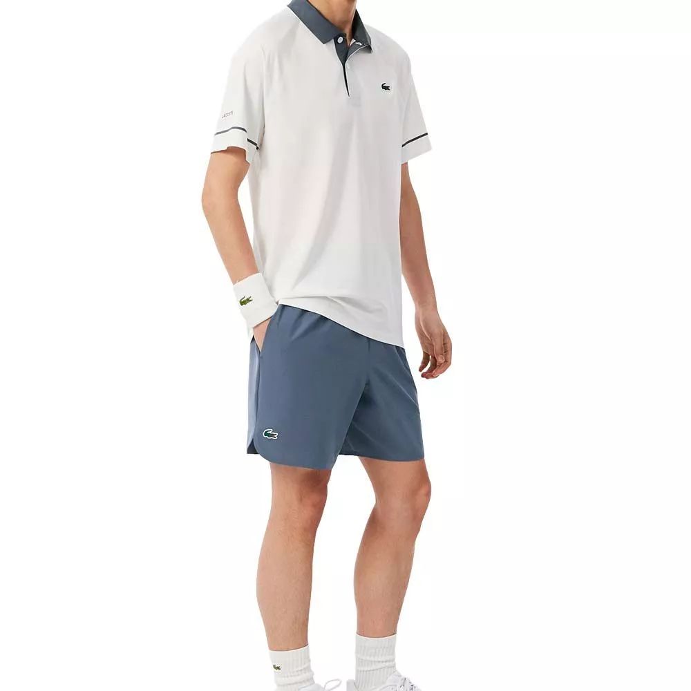 Lacoste Tennis x Novak Djokovic On Court Short Grijs