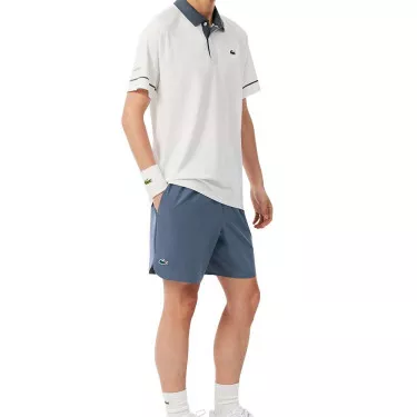 Lacoste Tennis x Novak Djokovic On Court Short Grijs