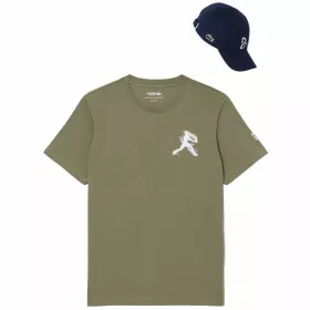 Lacoste Tennis x Novak Djokovic pack T-shirt + pet kaki