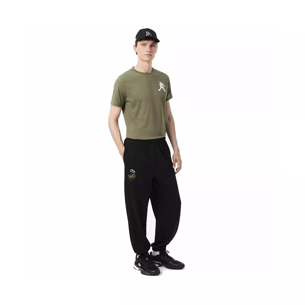 Lacoste Tennis x Novak Djokovic pack T-shirt + pet kaki