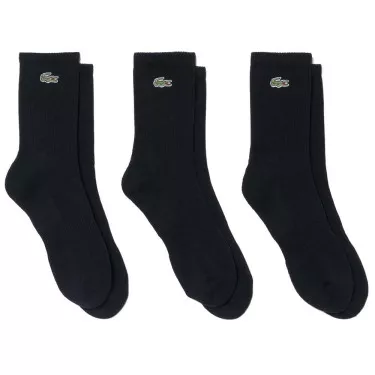 Lacoste Sport Long sokken zwart (3 paar)