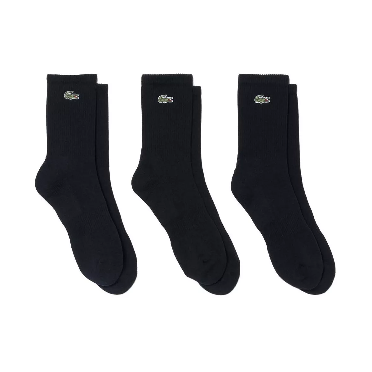 Lacoste Sport Long sokken zwart (3 paar)