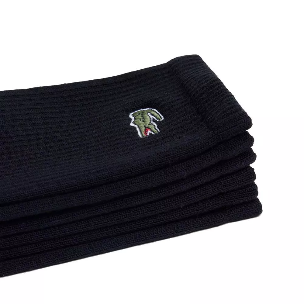 Lacoste Sport Long sokken zwart (3 paar)