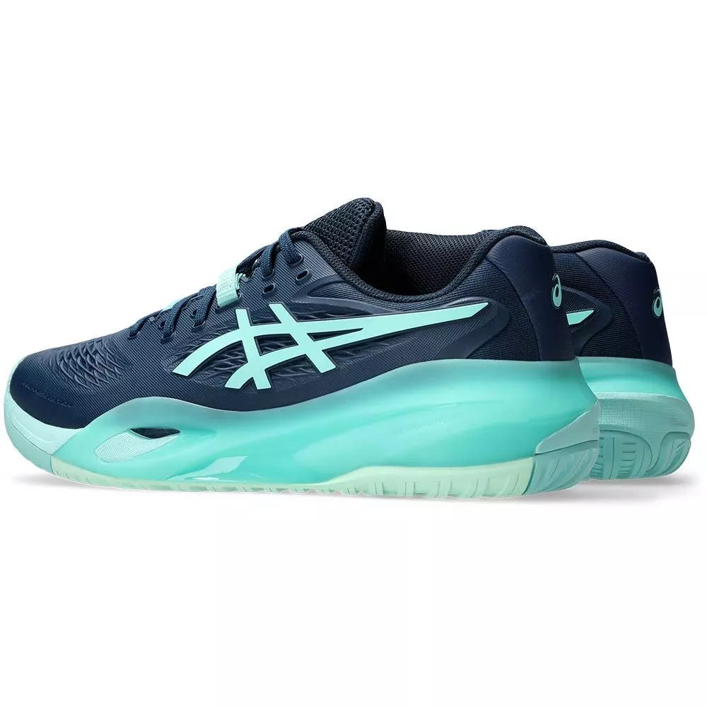 Asics Gel Resolution X tennisschoenen marineblauw / turquoise