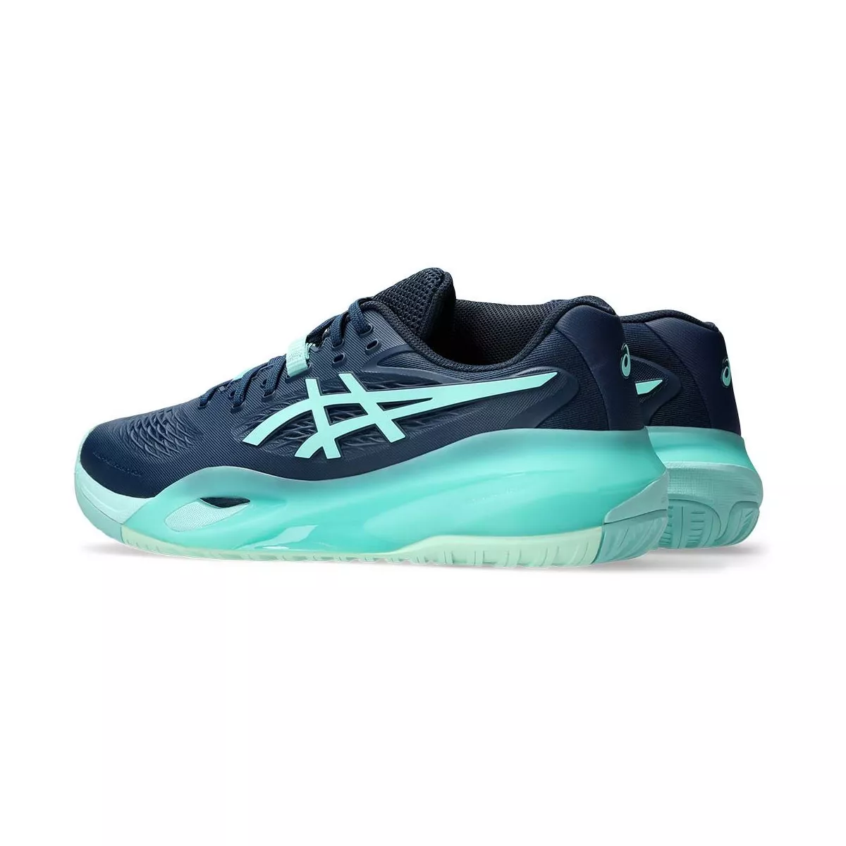 Asics Gel Resolution X tennisschoenen marineblauw / turquoise