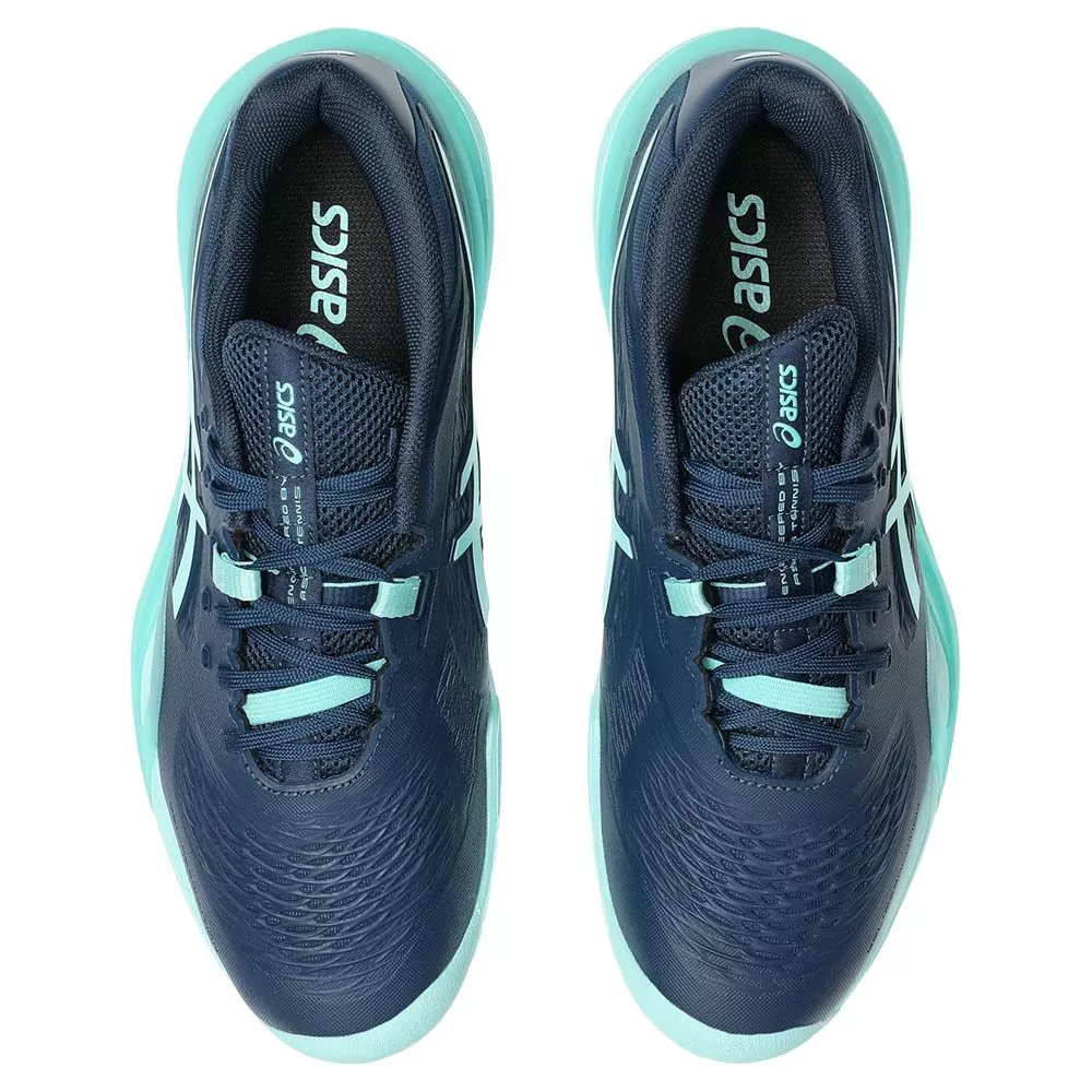 Asics Gel Resolution X tennisschoenen marineblauw / turquoise