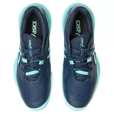 Asics Gel Resolution X tennisschoenen marineblauw / turquoise