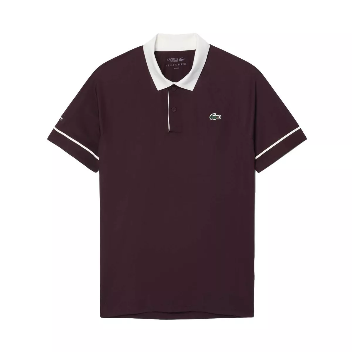 Lacoste Tennis Novak Djokovic On Court polo bruin