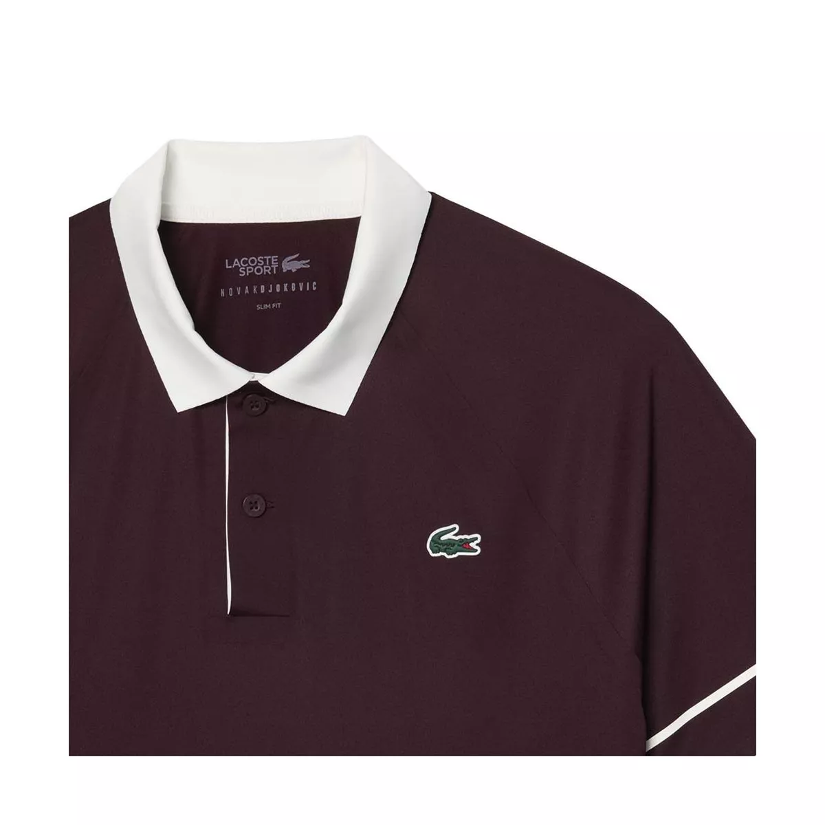 Lacoste Tennis Novak Djokovic On Court polo bruin