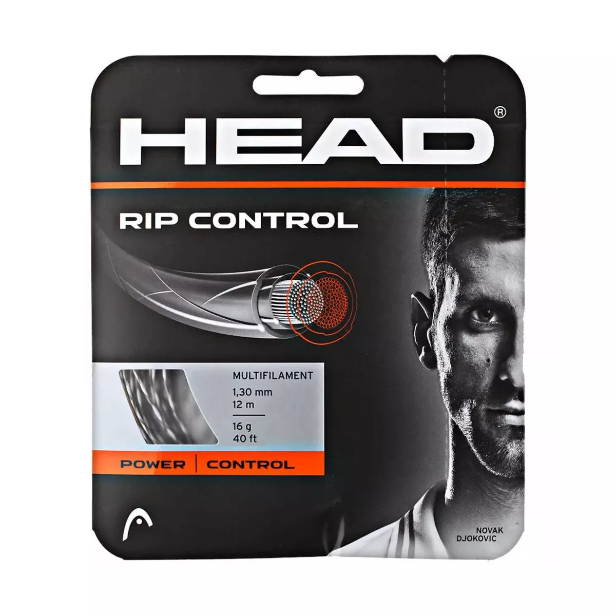 Head RIP Control Zwart 12m Snaar