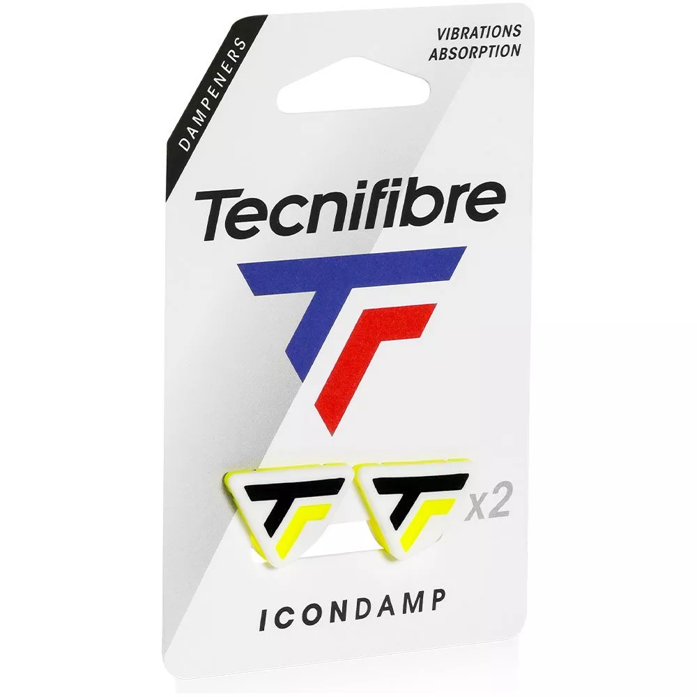 Tecnifibre Icon Damp trillingsdemper wit / geel