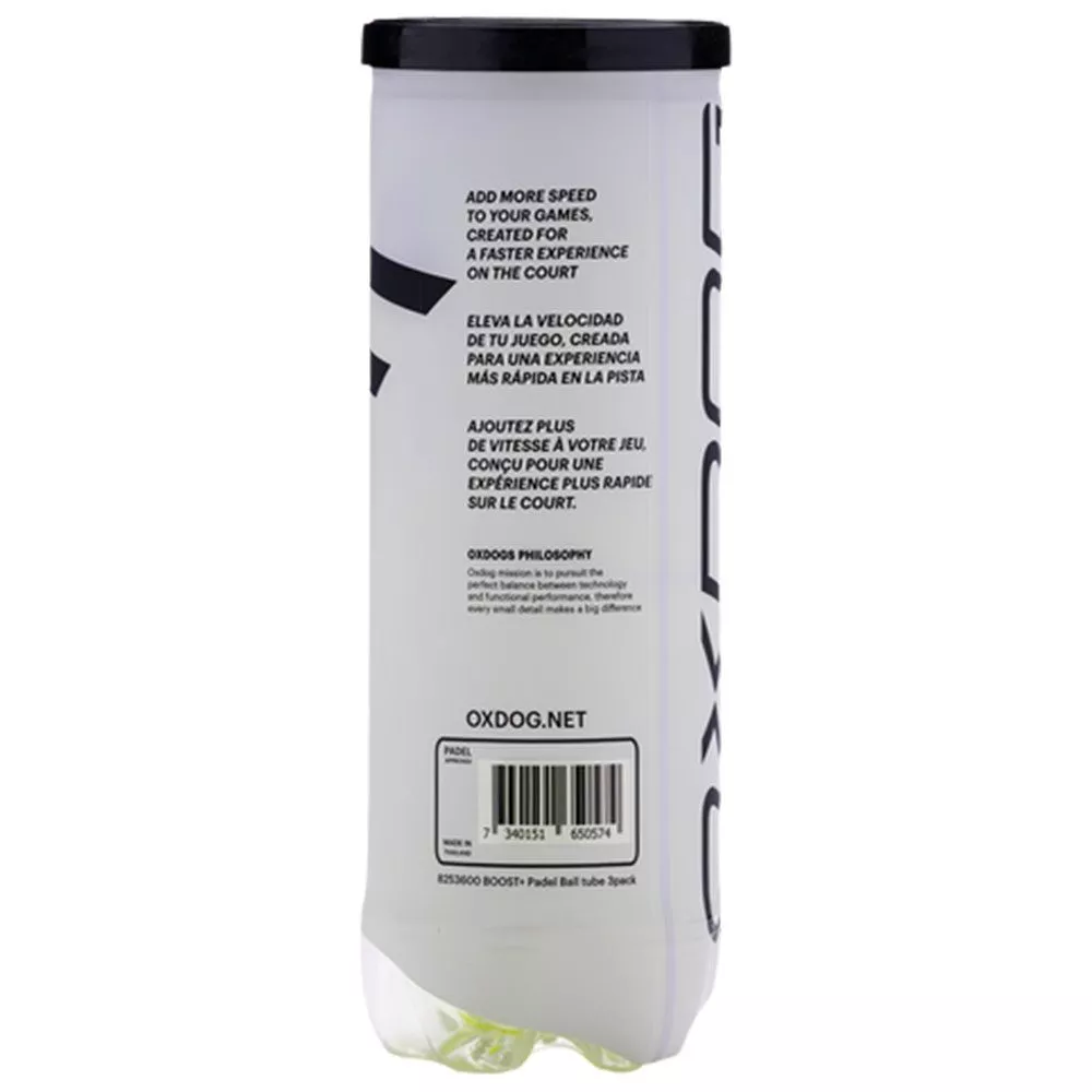 Oxdog Boost+ Speed padelballen 3 stuks