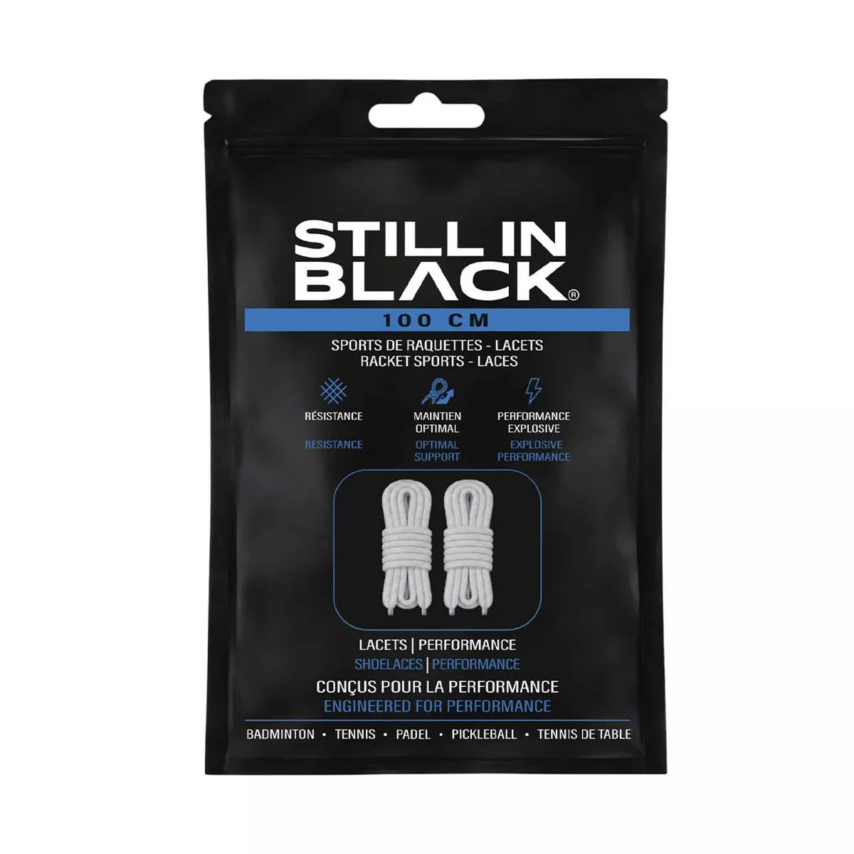 Still In Black 100 cm veters wit