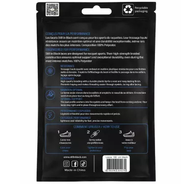 Still In Black 100 cm veters wit