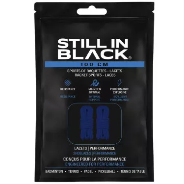 Still In Black 100 cm veters blauw