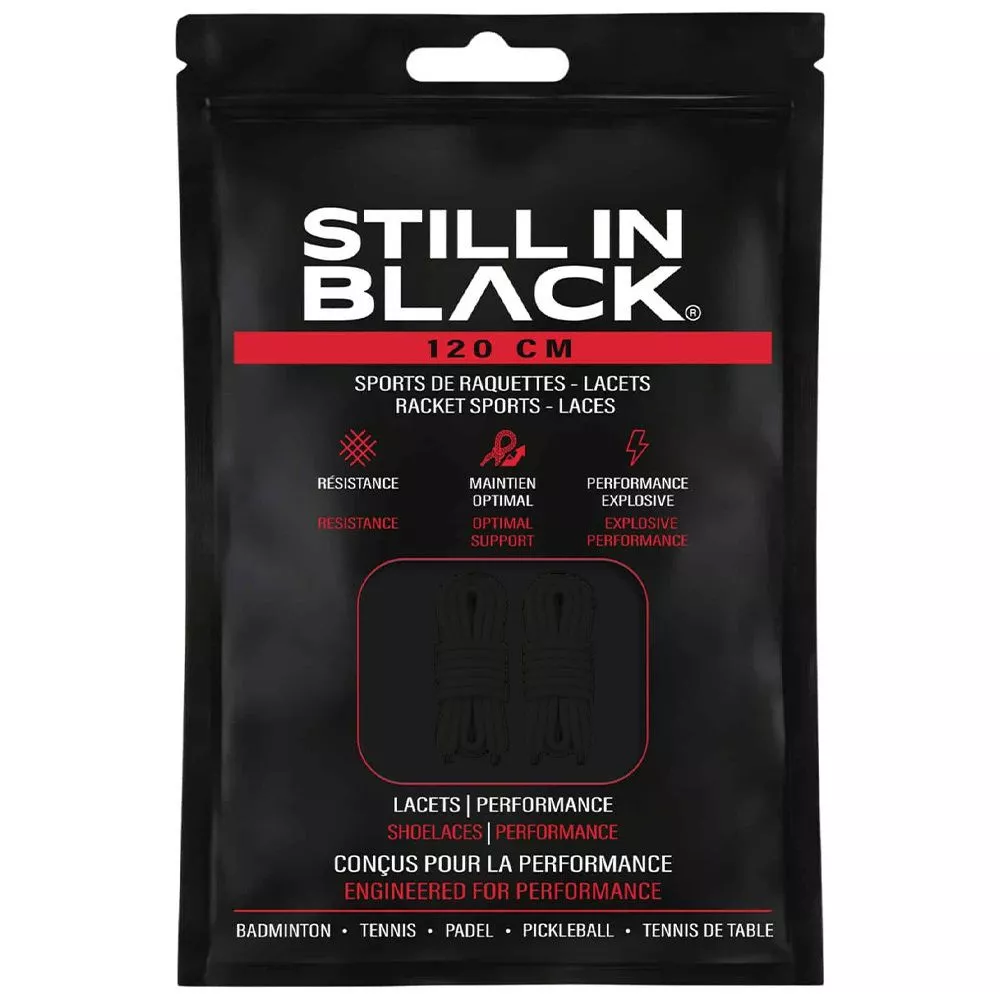 Still In Black 120 cm veters zwart