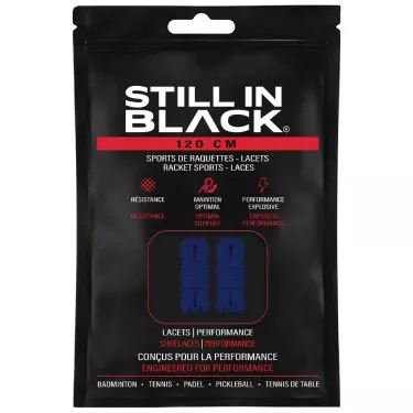 Still In Black 120 cm veters blauw