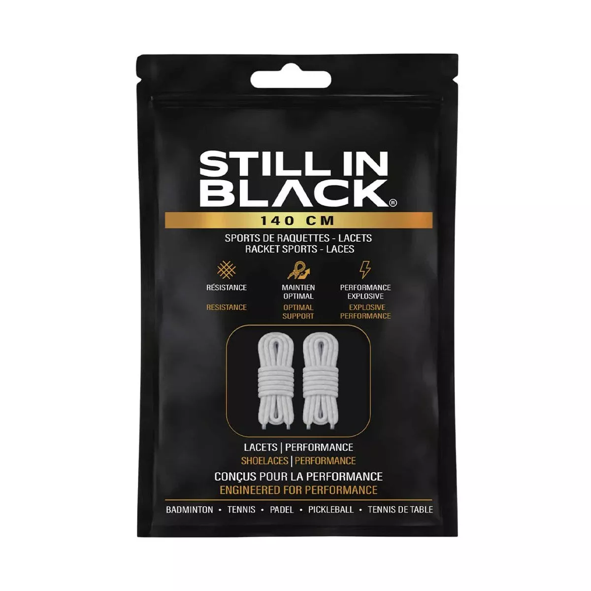 Still In Black 140 cm veters wit