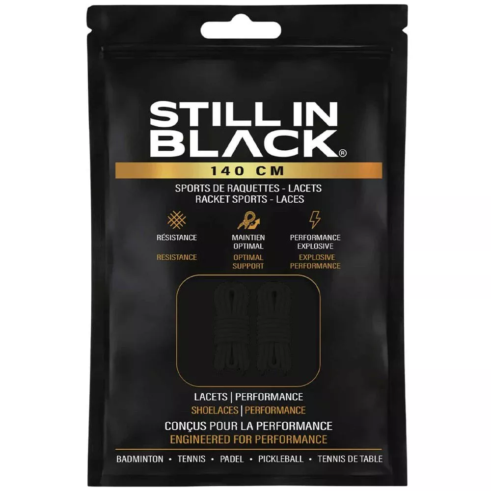 Still In Black 140 cm veters zwart