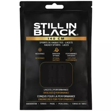 Still In Black 140 cm veters zwart