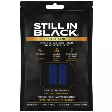 Still In Black 140 cm veters blauw