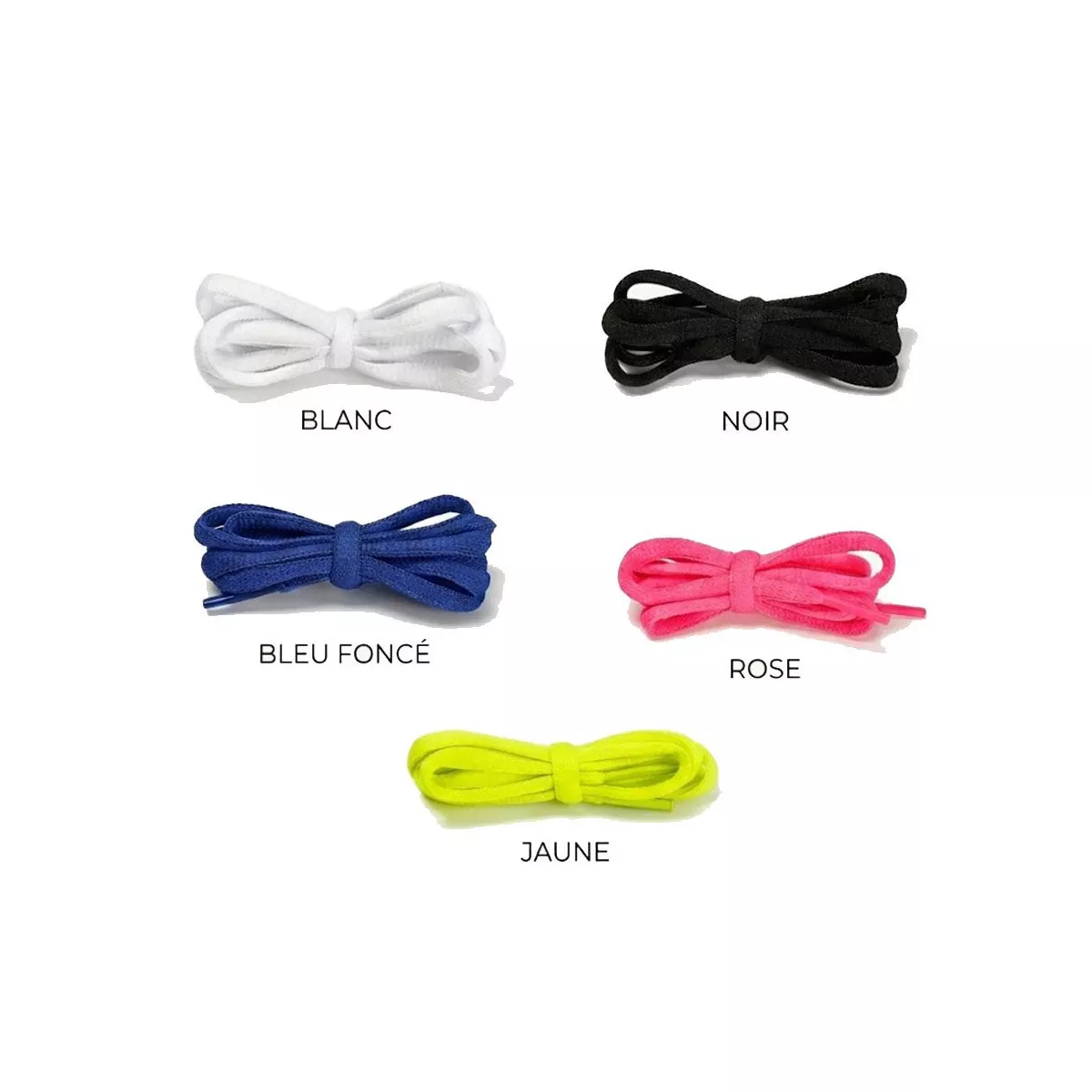 Still In Black 140 cm veters blauw