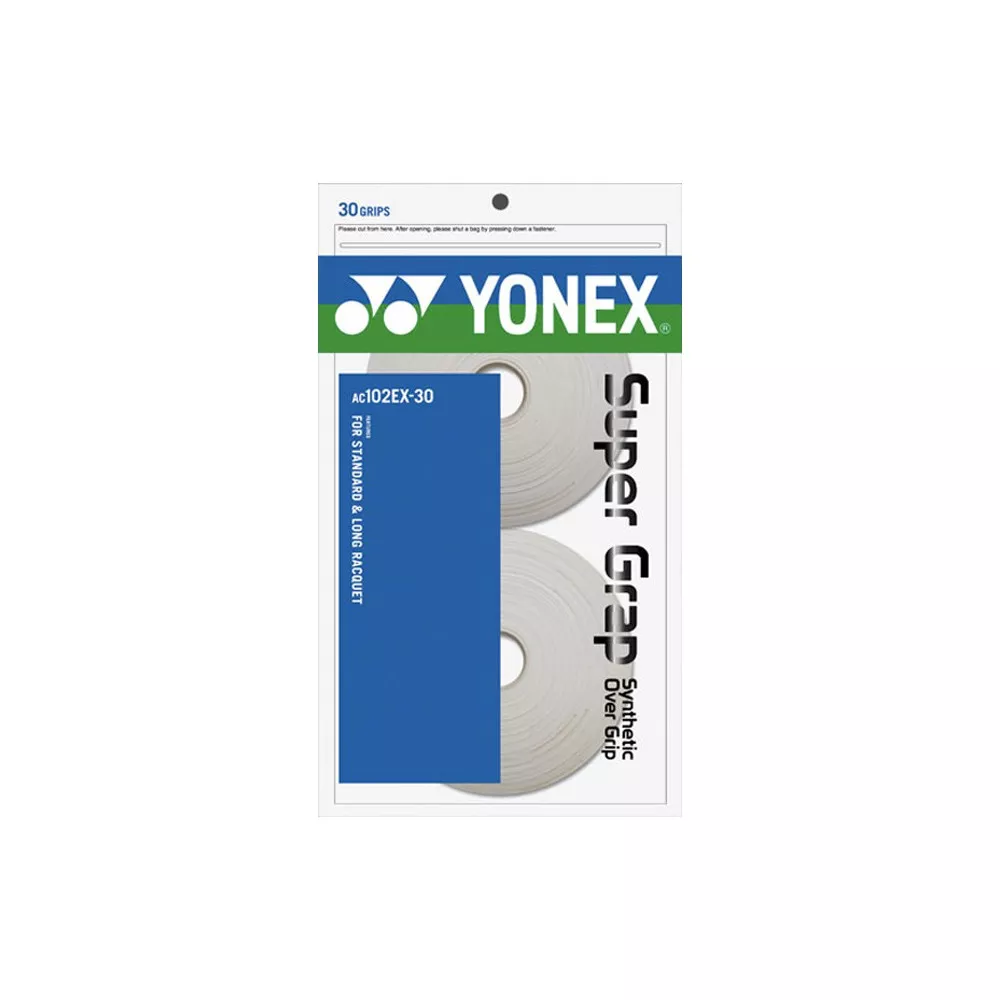 Yonex Overgrip Super Grap 30 White