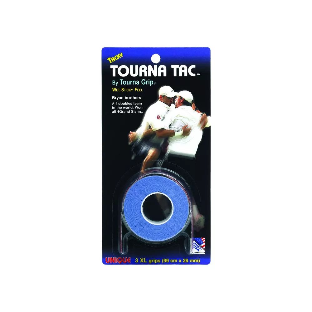 Tourna Tac Overgrips XL x 3 Blue